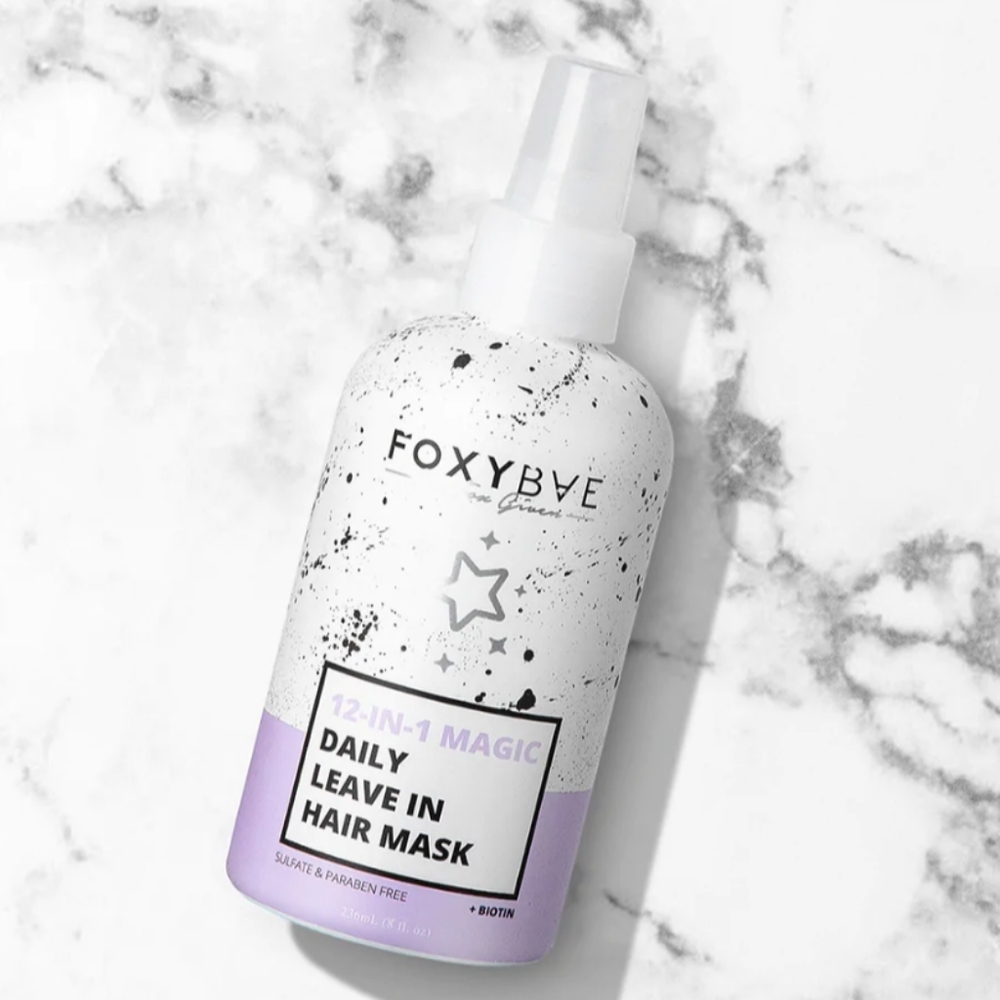FoxyBae 12-in-1 Daily Leave in Hair Mask 8oz NWT